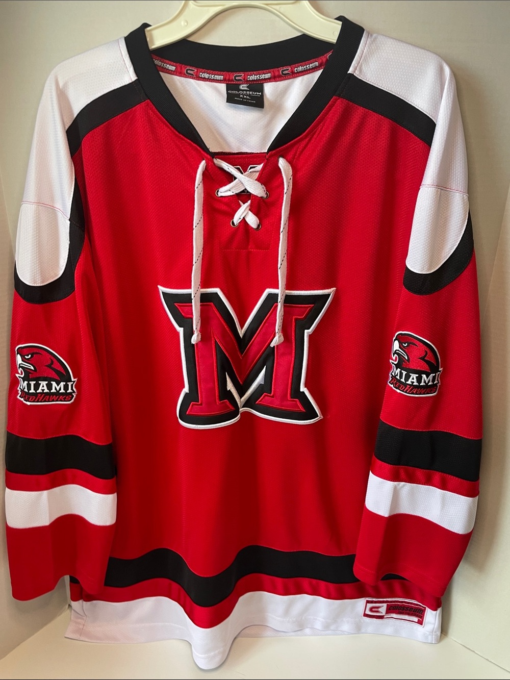 Colosseum Jersery Miami Red Hawks Size XXL